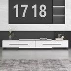 Mobile TV Moderno Allungabile Design Minimalista per Centro Intrattenimento Soggiorno