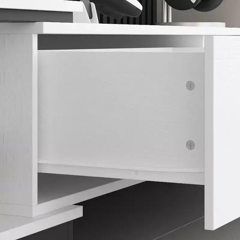 Mobile TV Moderno Allungabile Design Minimalista per Centro Intrattenimento Soggiorno