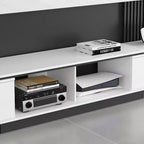 Mobile TV Moderno Allungabile Design Minimalista per Centro Intrattenimento Soggiorno
