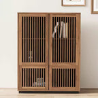 Credenza rustica moderna di metà secolo da 88,5 cm