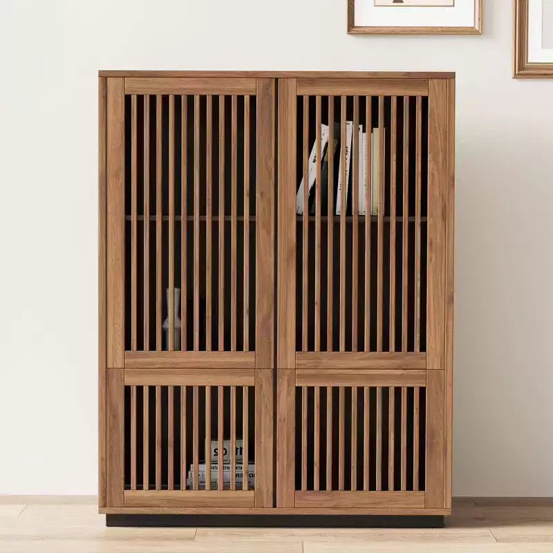 Credenza rustica moderna di metà secolo da 88,5 cm