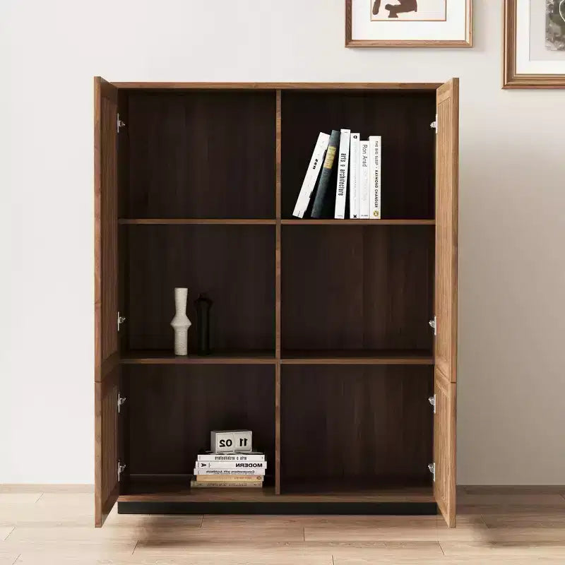 Credenza rustica moderna di metà secolo da 88,5 cm