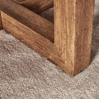 Tavolino da caffè rotondo 31.4 Modern Texture in MDF, tavolino rustico per soggiorno, grigio
