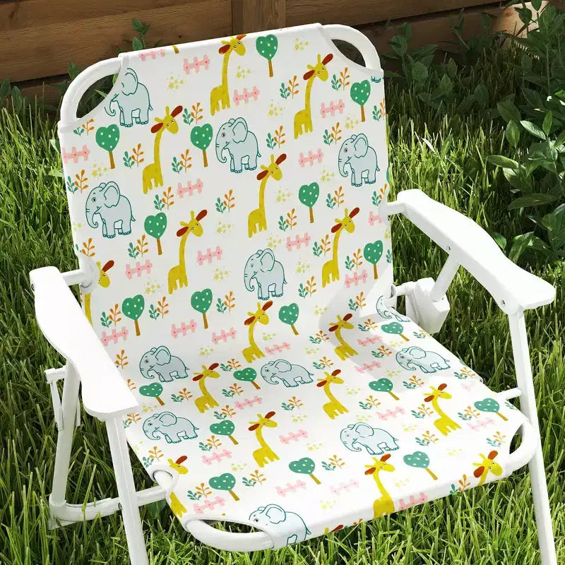 Set tavolo e sedie da picnic per bambini, tavolo per attività all'aperto con 2 sedie pieghevoli, ombrellone rimovibile, per giardino, cortile