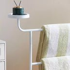 Poltrona reclinabile a dondolo girevole con funzione riscaldante e massaggiante - Recliner a dondolo a 360° con portabicchieri e tasca laterale - Divano singolo ergonomico, blu