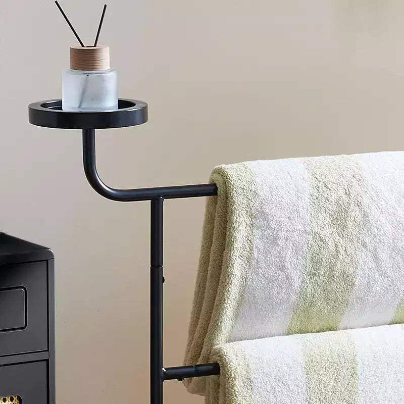 Poltrona reclinabile a dondolo girevole con funzione riscaldante e massaggiante - Recliner a dondolo a 360° con portabicchieri e tasca laterale - Divano singolo ergonomico, blu