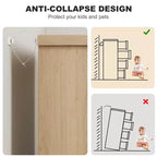 Cassettiera per camera da letto, Comodino a 3 cassetti con ampio spazio, Cassettiera piccola moderna da organizzazione Comodino per soggiorno, Cameretta