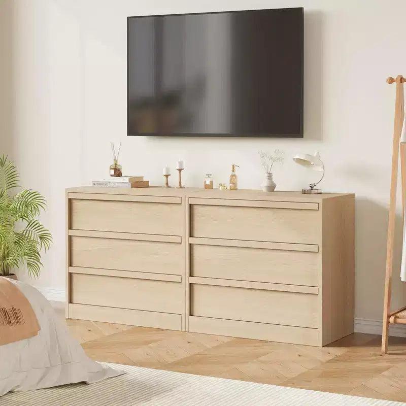 Cassettiera per camera da letto, Comodino a 3 cassetti con ampio spazio, Cassettiera piccola moderna da organizzazione Comodino per soggiorno, Cameretta