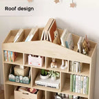 41 Organizer per giocattoli, Libreria e scaffale in legno a 9 cubi per bambini, Robusto armadietto per giocattoli per sala giochi, cameretta, stanza dei bambini