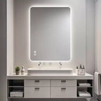 Specchio da Bagno Rettangolare Retroilluminato 24 x 36