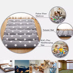 Materasso Futon Giapponese, Tappetino Tatami Portatile da Campeggio, Materassino per Bambini, Materasso Arrotolabile Pieghevole