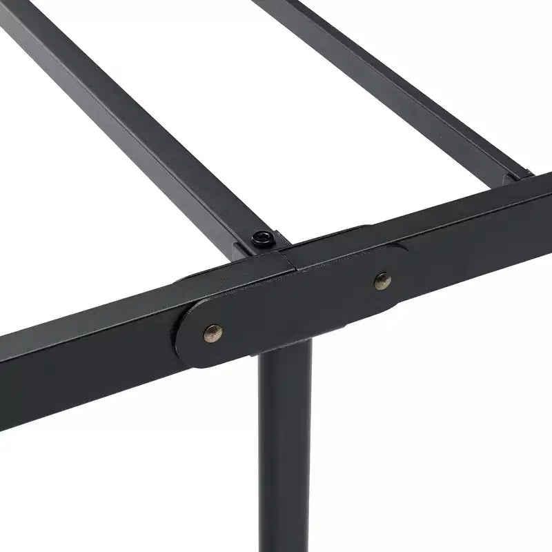 Telaio Letto Matrimoniale con Testiera in Legno Vintage, Robuste Doghe in Metallo, Nessuna Rete a Molle, Contenitore Sottoposto, Facile Montaggio