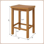 Sgabello altezza bancone, (60 cm) - Confezione da 4