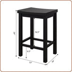 Sgabello altezza bancone, (60 cm) - Confezione da 4