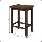 Sgabello altezza bancone, (60 cm) - Confezione da 4