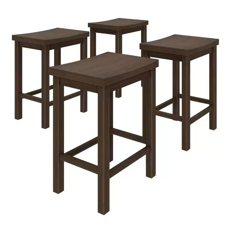 Sgabello altezza bancone, (60 cm) - Confezione da 4