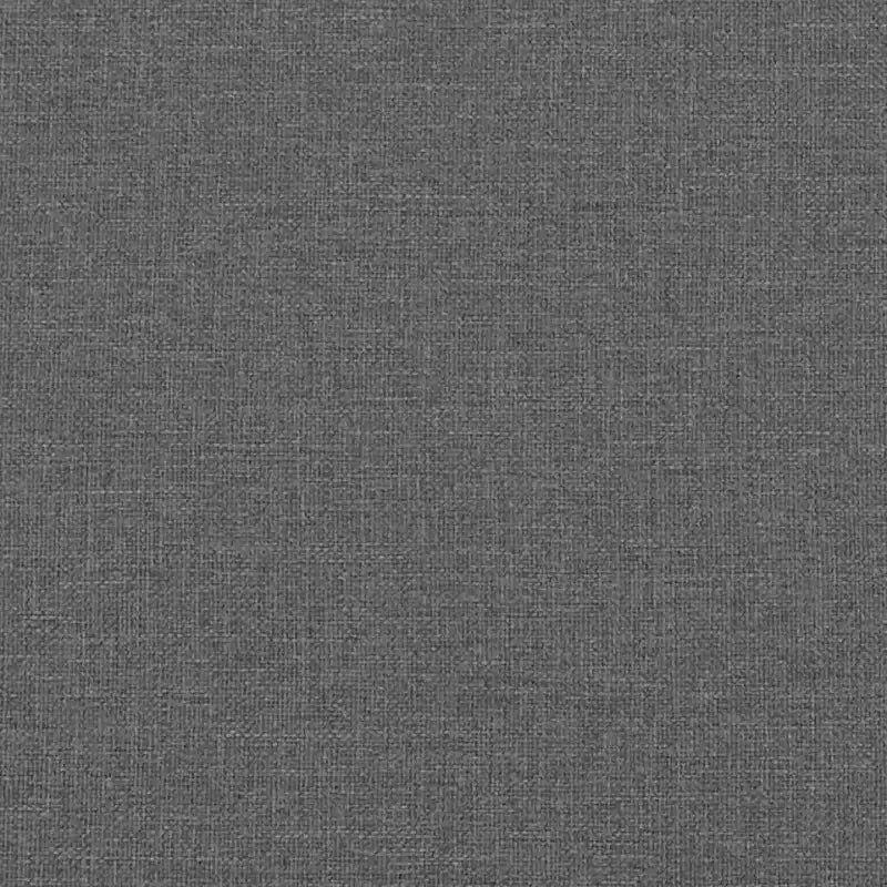 Divano a 3 posti Grigio Scuro Poliestere, Metallo, Textilene, Schiuma 3 Posti