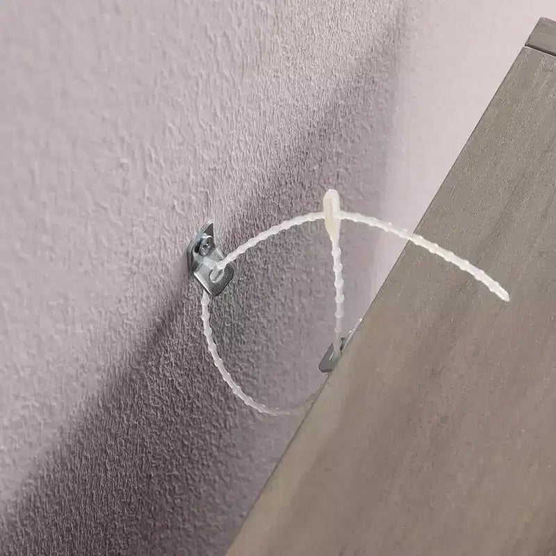 Scaffale regolabile a 7 ripiani con armadietti superiori e inferiori staccabili, design a bordo ondulato, per soggiorno o ufficio domestico