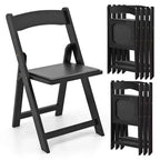 Set di 4 sedie da pranzo con gambe in legno di gomma e sedile imbottito per casa ufficio eventi