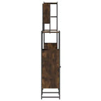 Set Mobili da Bagno con Mensola 4 pz Legno Ingegnerizzato Contenitore Moderno