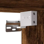 Set Mobili da Bagno con Mensola 4 pz Legno Ingegnerizzato Contenitore Moderno