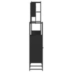 Set Mobili da Bagno con Mensola 4 pz Legno Ingegnerizzato Contenitore Moderno