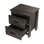 Set 4 pezzi per camera da letto, letto matrimoniale con testiera contenitore, 2 comodini e 1 cassettiera