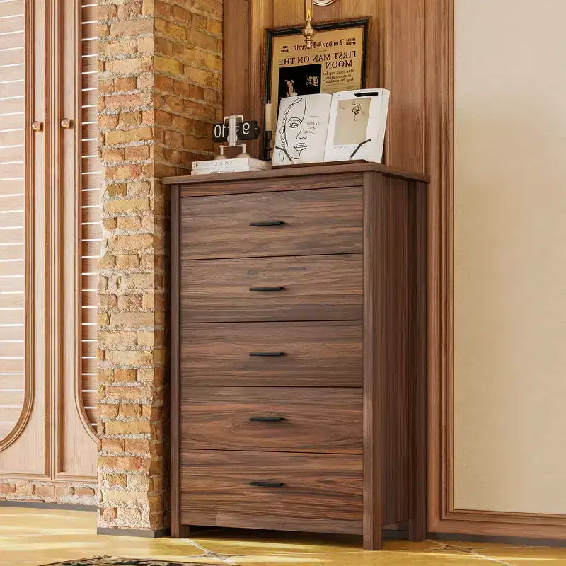 Set 4 pezzi per camera da letto, letto matrimoniale con testiera contenitore, 2 comodini e 1 cassettiera