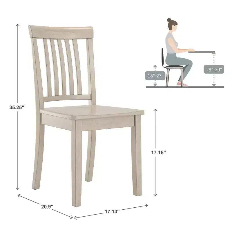 Sedie da pranzo Lexington Mission Back in legno (set di 2)