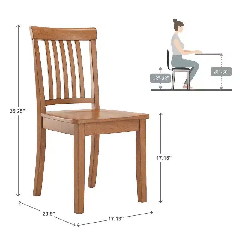 Sedie da pranzo Lexington Mission Back in legno (set di 2)