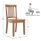 Sedie da pranzo Lexington Mission Back in legno (set di 2)