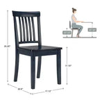 Sedie da pranzo Lexington Mission Back in legno (set di 2)