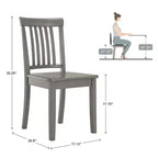 Sedie da pranzo Lexington Mission Back in legno (set di 2)