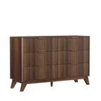 Cassettiera doppia con 6 cassetti da 120 cm