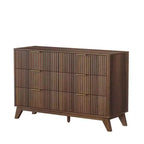 Cassettiera doppia con 6 cassetti da 120 cm