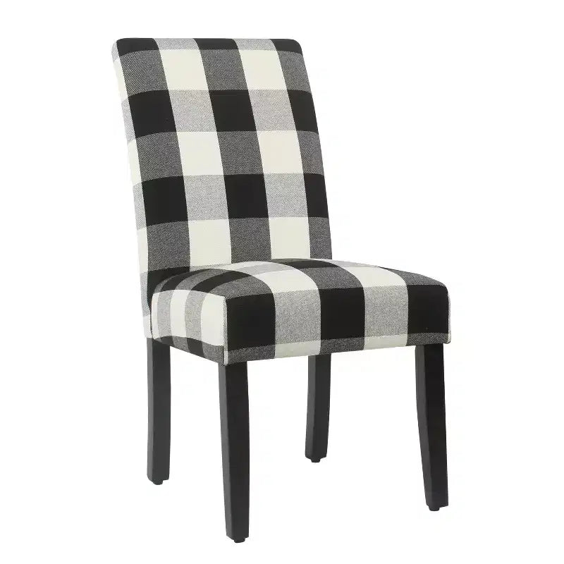 Set di 2 sedie da pranzo Parsons nere