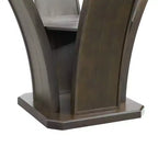 Tavolo da pranzo Simms Round ad altezza standard noce