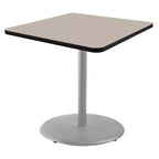 Tavolo da pranzo quadrato 36" Bennet Collection grigio/grigio nebulosa