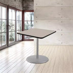 Tavolo da pranzo quadrato 36" Bennet Collection grigio/grigio nebulosa