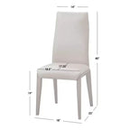 Set da pranzo moderno Nelda 5 pezzi 150 cm con tavolo rotondo color legno invecchiato e sedie da pranzo in pelle color tortora