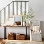 Consolle Hidden Hills in Materiali Misti Marrone - Mobile da Ingresso, 60" Larghezza