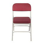 Set di 2 sedie pieghevoli imbottite premium