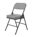 Set di 2 sedie pieghevoli imbottite premium