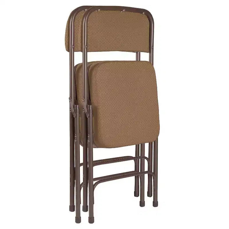 Set di 2 sedie pieghevoli imbottite premium