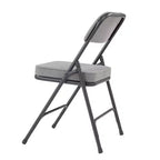 Set di 2 sedie pieghevoli imbottite premium