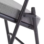 Set di 2 sedie pieghevoli imbottite premium