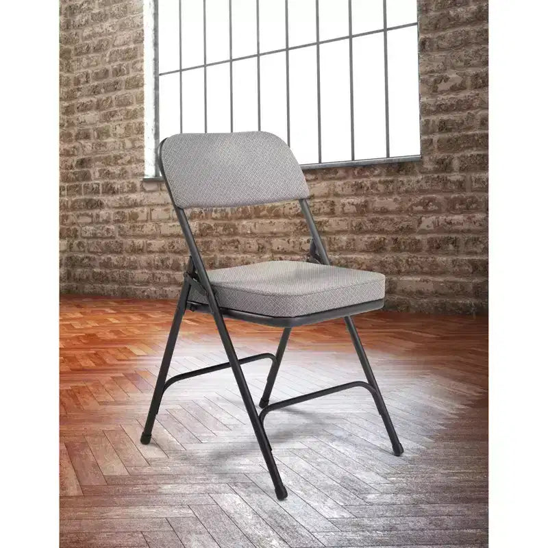 Set di 2 sedie pieghevoli imbottite premium