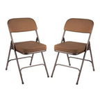 Set di 2 sedie pieghevoli imbottite premium
