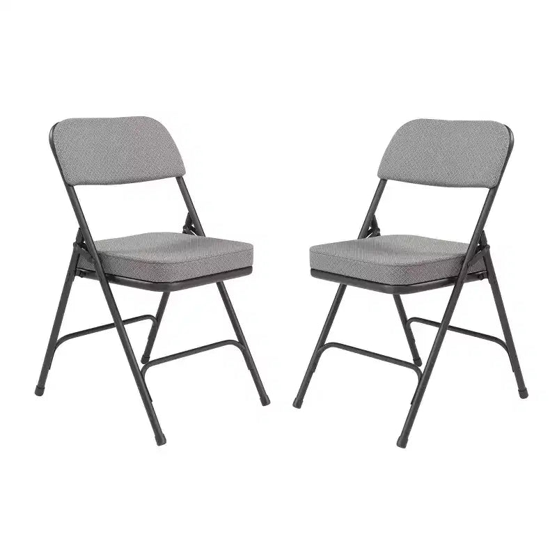 Set di 2 sedie pieghevoli imbottite premium
