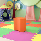 18H Sedute morbide flessibili a mezza luna per aule e spazi comuni